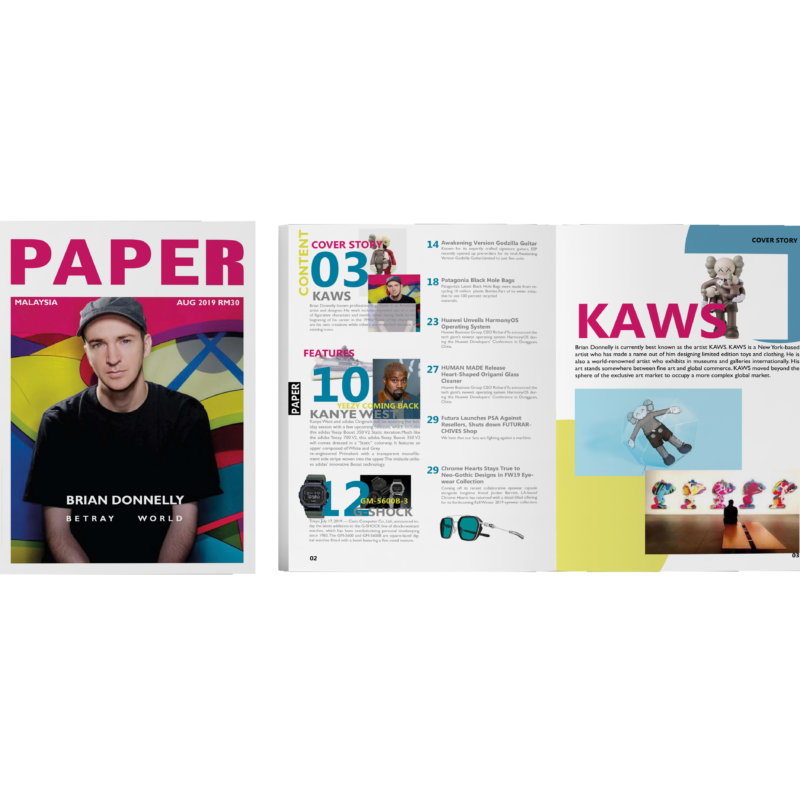 Free Modern Magazine Mockup PSD